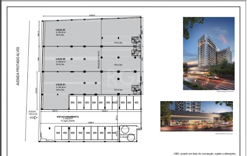 Loja-Salão para alugar, 308m² - Foto 3