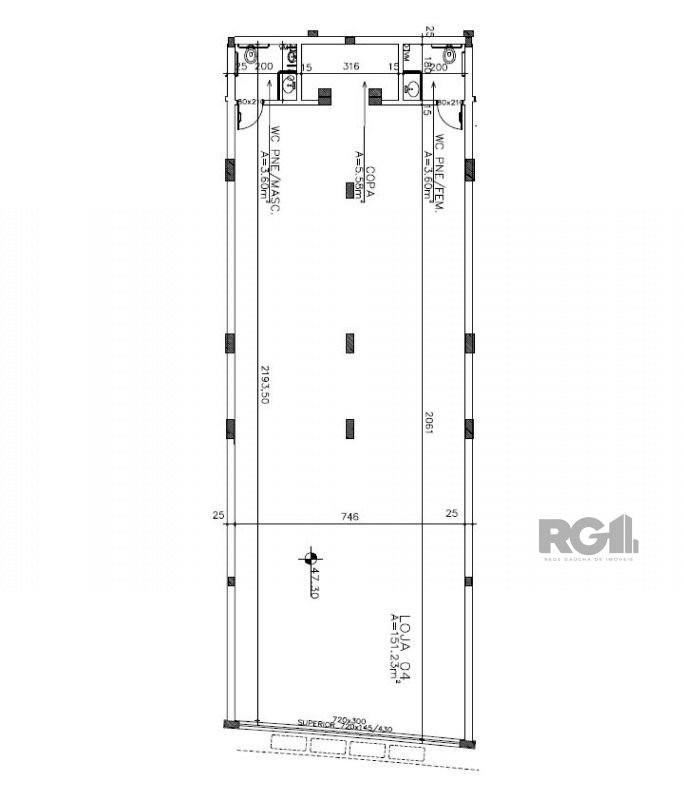 Loja-Salão para alugar, 174m² - Foto 13