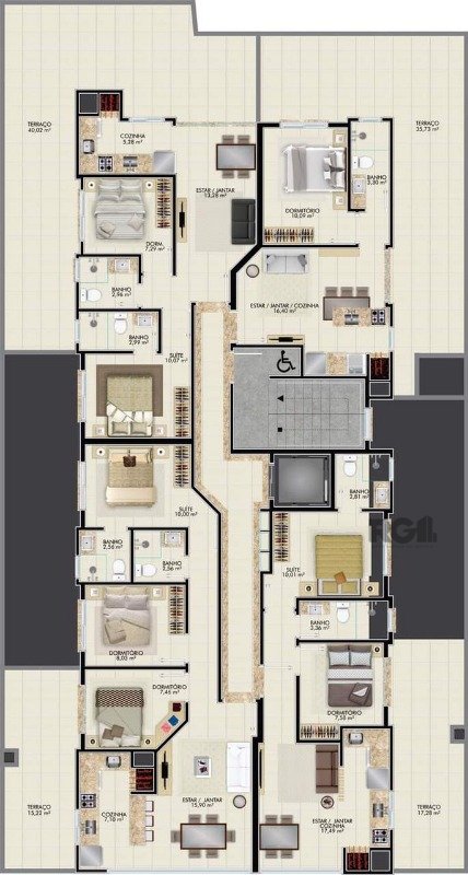 Apartamento à venda com 3 quartos, 113m² - Foto 18