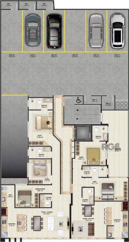 Apartamento à venda com 3 quartos, 113m² - Foto 20